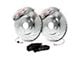 Baer Track-4 Front 5-Lug Big Brake Kit; Silver Calipers (79-93 Mustang)