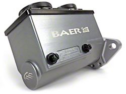 Baer Remaster 2-Bolt Master Cylinder; Right Port; Gray (79-95 Mustang)