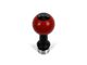 Barton Automatic Shift Knob with Black Adapter and 392 Engraving; Black Cap; Red Ball (15-23 Challenger)