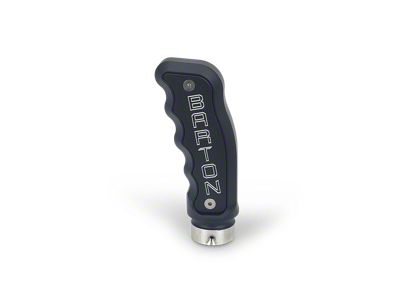 Barton Automatic Pistol Grip Shift Knob with Black Inlays and Barton Engraving; Black (15-24 Mustang GT, EcoBoost, V6)