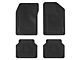 BaseLayer Cut-to-Fit All Weather Front and Rear Floor Mats; Black (Universal; Some Adaptation May Be Required)