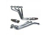 BBK 1-7/8-Inch Long Tube Headers; Polished Silver Ceramic (10-15 Camaro SS, ZL1)