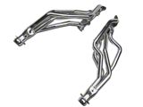 BBK 1-3/4-Inch Coyote 5.0L Swap Long Tube Headers; Polished Silver Ceramic (86-04 Mustang)