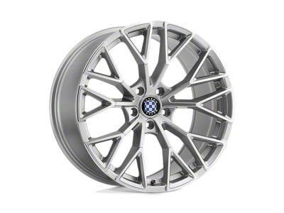 Beyern Antler Silver with Mirror Cut Face Wheel; 18x8.5; 15mm Offset (10-15 Camaro, Excluding ZL1)