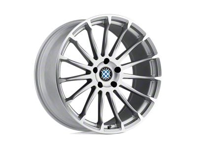 Beyern Aviatic Silver with Mirror Cut Face Wheel; 20x10; 20mm Offset (10-15 Camaro)