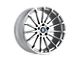 Beyern Aviatic Silver with Mirror Cut Face Wheel; 20x10; 25mm Offset (10-15 Camaro, Excluding ZL1)