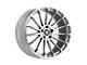 Beyern Aviatic Silver with Mirror Cut Face Wheel; 20x9; 20mm Offset (10-15 Camaro, Excluding ZL1)