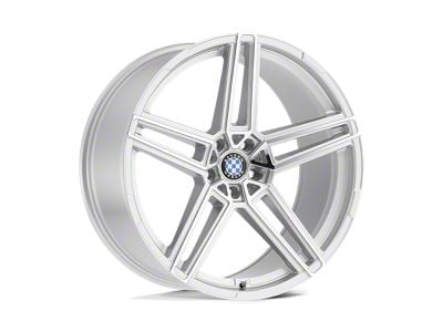 Beyern Gerade Silver with Mirror Cut Face Wheel; 22x10; 30mm Offset (10-15 Camaro, Excluding ZL1)