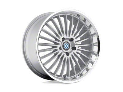 Beyern Multi Silver with Mirror Cut Lip Wheel; 18x9.5; 45mm Offset (10-15 Camaro, Excluding ZL1)