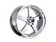 Beyern Rapp Chrome Wheel; 18x8.5; 40mm Offset (10-15 Camaro, Excluding ZL1)