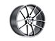 Beyern Ritz Gloss Gunmetal with Brushed Face Wheel; 18x9.5; 45mm Offset (10-15 Camaro, Excluding ZL1)