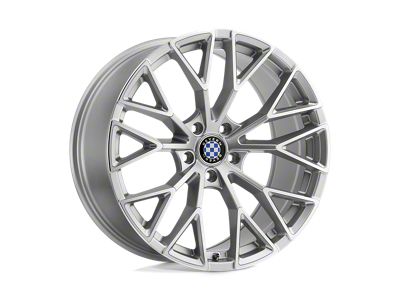 Beyern Antler Silver with Mirror Cut Face Wheel; 18x9.5 (16-24 Camaro, Excluding SS w/ 6-Piston Front Calipers & ZL1)