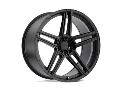 Beyern Gerade Matte Black Wheel; 20x10 (16-24 Camaro, Excluding SS w/ 6-Piston Front Calipers & ZL1)