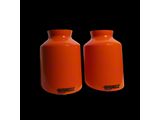 Bigboz Exhaust Bolt-On Exhaust Tips; 5-Inch; Gloss Orange (15-23 V8 HEMI Charger)