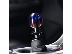 Billetworkz Sphere Automatic Shift Knob with Black Adapter; Torched (15-25 Mustang GT, V6, Dark Horse)