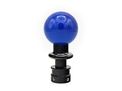 Billetworkz Sphere Automatic Shift Knob with Black Adapter; Candy Blue (15-24 Mustang GT, V6, Dark Horse)