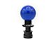 Billetworkz Sphere Automatic Shift Knob with Black Adapter; Candy Blue (15-25 Mustang GT, V6, Dark Horse)