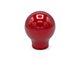 Billetworkz Sphere Automatic Shift Knob with Black Adapter; Candy Red (15-25 Mustang GT, V6, Dark Horse)