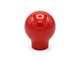 Billetworkz Sphere Automatic Shift Knob with Black Adapter; Gloss Red (15-25 Mustang GT, V6, Dark Horse)