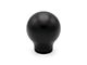 Billetworkz Sphere Automatic Shift Knob with Black Adapter; Matte Black (15-25 Mustang GT, V6, Dark Horse)