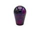 Billetworkz Sphere Automatic Shift Knob with Black Adapter; Purple Cosmic Space (15-25 Mustang GT, V6, Dark Horse)