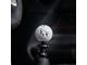 Billetworkz Sphere Weighted 6-Speed Shift Knob with Coyote Engraving; Gloss White (11-14 Mustang GT, V6)