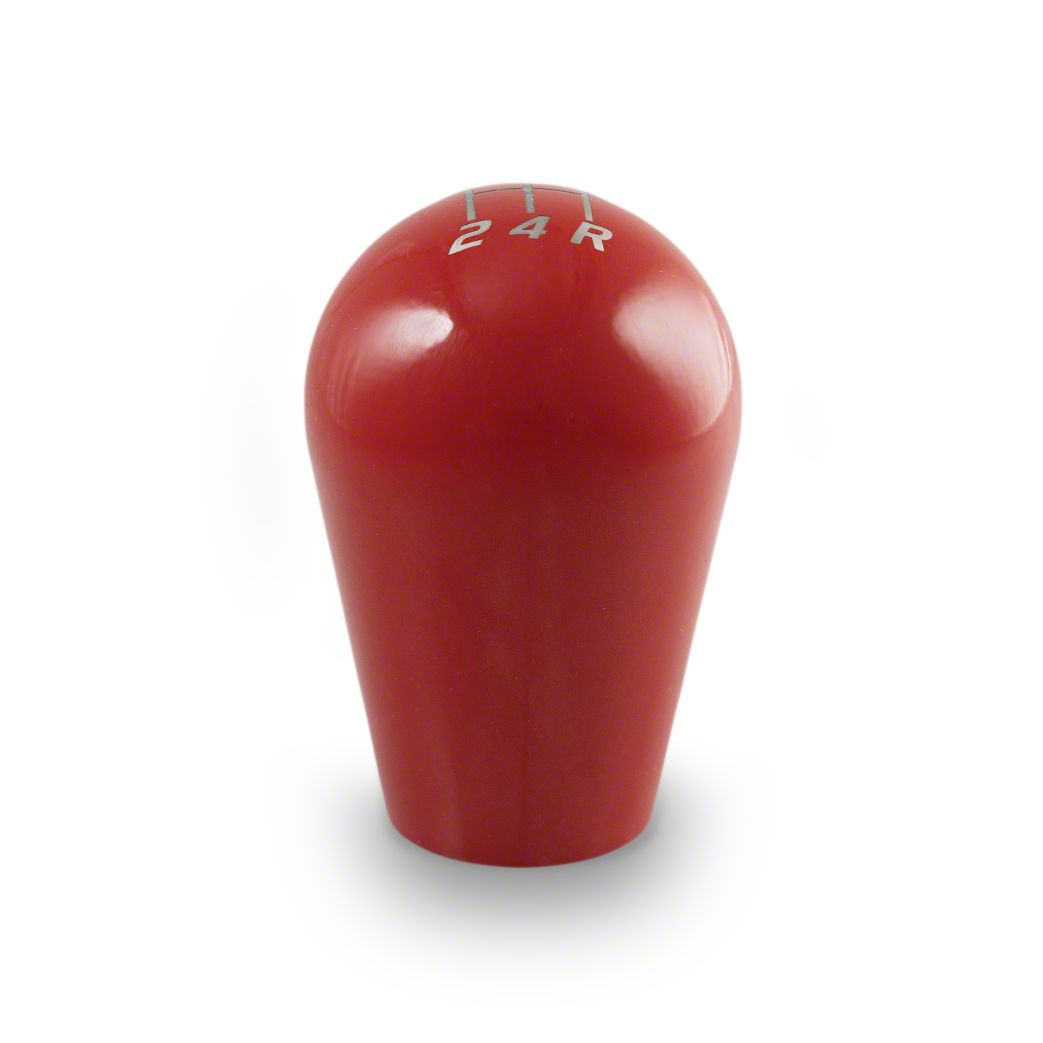 Billetworkz Mustang Tall Teardrop Weighted 5-Speed Shift Knob; Gloss ...