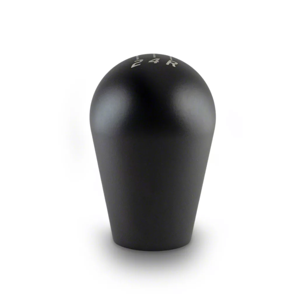 Billetworkz Mustang Tall Teardrop Weighted 5-Speed Shift Knob; Matte ...