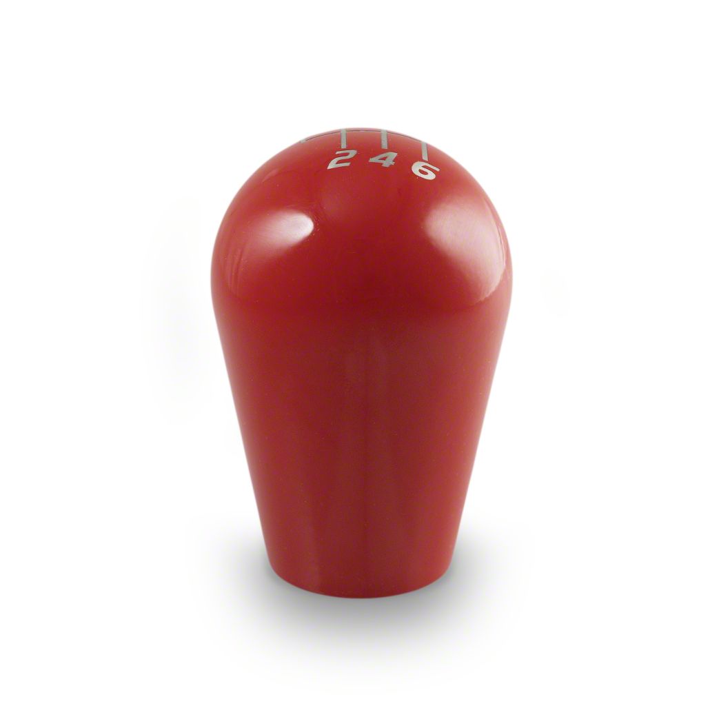 Billetworkz Mustang Tall Teardrop Weighted 6-Speed Shift Knob; Gloss ...