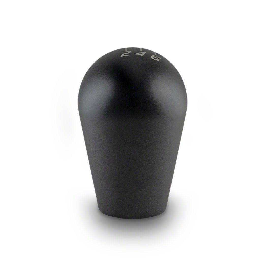 Billetworkz Mustang Tall Teardrop Weighted 6-Speed Shift Knob; Matte ...