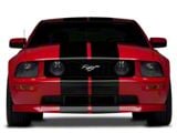 SEC10 Lemans Stripes; Gloss Black; 12-Inch (05-14 Mustang)