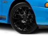 AMR Gloss Black Wheel; 18x9; 30mm Offset (94-98 Mustang)