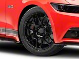 AMR Gloss Black 4-Wheel Kit; 19x8.5; 30mm Offset (15-23 Mustang GT, EcoBoost, V6)