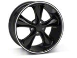 Foose Legend Gloss Black Wheel; 18x8.5; 34mm Offset (05-09 Mustang GT, V6)