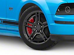 2010 GT500 Style Black Wheel; 18x9; 30mm Offset (05-09 Mustang)