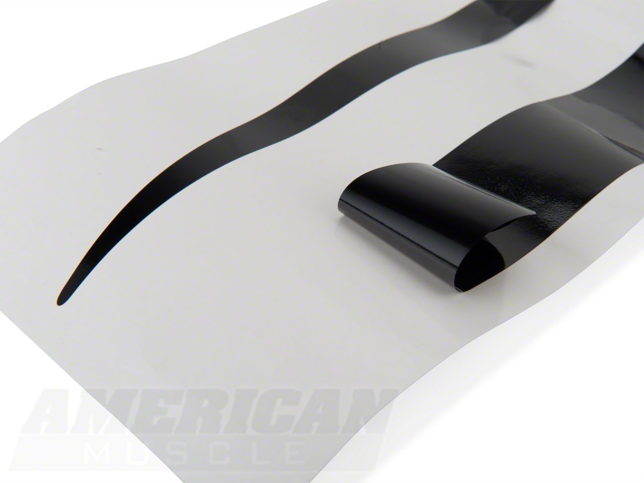 SEC10 Mustang Hood Accent Decal; Black 26341 (99-04 Mustang GT; 99-02 ...