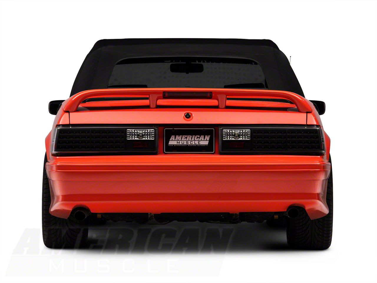 Raxiom Mustang Axial Series LED Tail Lights; Black Housing; Clear