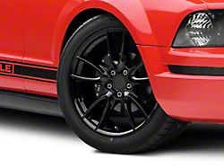 Track Pack Style Gloss Black Wheel; 19x8.5; 48mm Offset (05-09 Mustang)