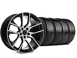 19x8.5 Magnetic Style Wheel & Pirelli All-Season P Zero Nero Tire Package (15-23 Mustang GT, EcoBoost, V6)