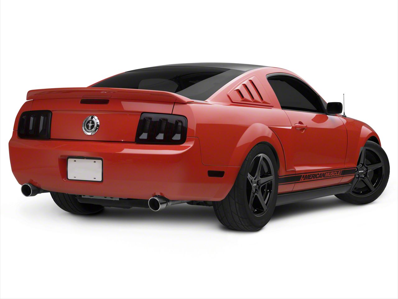 Mustang Saleen Style Gloss Black Wheel; Rear Only; 18x10; 45mm Offset ...