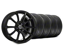 Shelby Super Snake Style Black Wheel and Sumitomo Maximum Performance HTR Z5 Tire Kit; 20x9 (05-14 Mustang)