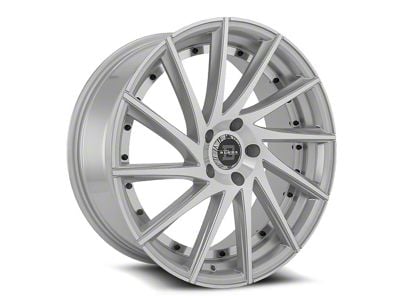 Blade Luxury RT-457 Tundra Silver and Machined Wheel; 22x8.5; 35mm Offset (10-15 Camaro, Excluding ZL1)