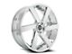 Blade Luxury RT-452 Maddox Chrome Wheel; Rear Only; 24x9.5; 15mm Offset (08-23 RWD Challenger, Excluding SRT Hellcat & Widebody)