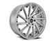 Blade Luxury RT-457 Tundra Silver and Machined Wheel; Rear Only; 24x9; 15mm Offset (08-23 RWD Challenger, Excluding SRT Hellcat & Widebody)