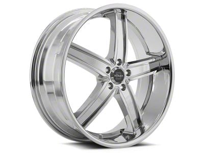 Blade Luxury BL-402 Pizarro Chrome Wheel; Rear Only; 24x9.5; 15mm Offset (11-23 RWD Charger, Excluding Widebody)