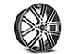 Blade Luxury BL-405 Vittoro Gloss Black and Machined Wheel; Rear Only; 22x9.5; 15mm Offset (06-10 Charger)