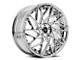 Blade Luxury RT-455 Venzo Chrome Wheel; Rear Only; 24x9; 15mm Offset (11-23 RWD Charger, Excluding Widebody)