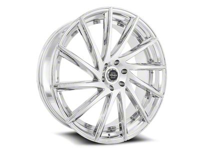 Blade Luxury RT-457 Tundra Chrome Wheel; Rear Only; 24x9; 15mm Offset (11-23 RWD Charger, Excluding Widebody)