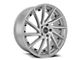 Blade Luxury RT-457 Tundra Silver and Machined Wheel; Rear Only; 24x9; 15mm Offset (06-10 Charger)