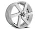 Blade Luxury RT-452 Maddox Silver and Machined Wheel; 20x8.5; 35mm Offset (05-09 Mustang)